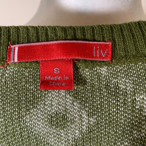 Women's Sweater Green Dress size S - Picture 3 of 4